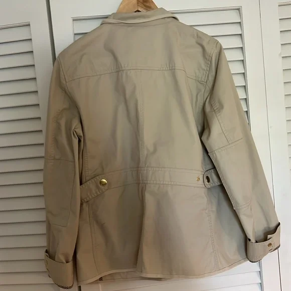 J crew tan barn jacket size large - Picture 4 of 7